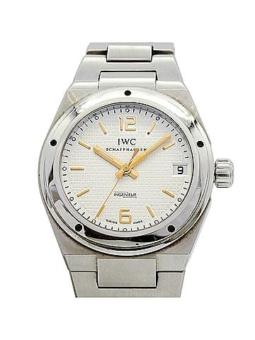 IWC Schaffhausen IWC Schaffhausen Ingenieur Midsize IW451503 Silver Dial Watch (Boys' Size) (view 1)