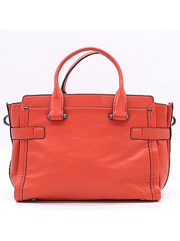 Coach COACH Leather Swagger 27 Carryall 37732 Handbag Orange Women's (view 2)