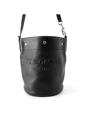 Yves Saint Laurent Yves Saint Laurent Saint Laurent Paris Shoulder Bag, Rive Gauche Bucket Bag 683559, SAINT LAURENT PARIS, Black; Handbag, PARIS (view 1)