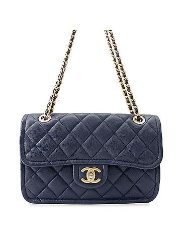Chanel Chanel Chain Shoulder Bag, Matelassé, Coco Mark, Caviar Skin, Double Chain, CHANEL Handbag, Women's (view 1)