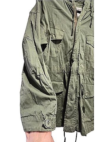 Nili Lotan Military Hooded Army Green Made in The Usa Jacket (view 2)
