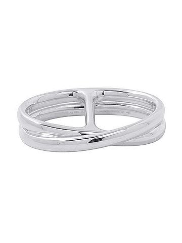 Hermès Hermes Chaine d'Ancre Punk Double Ring, SV925 Silver, Ring. (HERMES ring) (view 1)