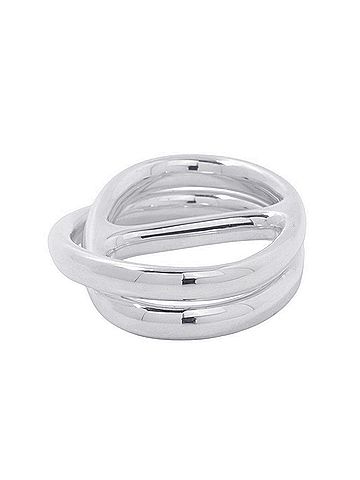 Hermès Hermes Chaine d'Ancre Punk Double Ring, SV925 Silver, Ring. (HERMES ring) (view 2)