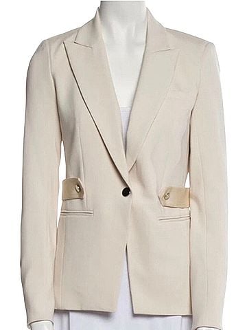 Veronica Beard Cream Color With Silver Hardware Blazer (view 1)