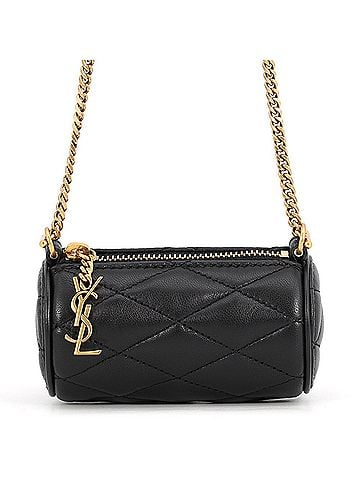 Yves Saint Laurent Yves Saint Laurent Saint Laurent Paris Chain Shoulder Bag SADE Micro Tube Lambskin 796296 Black Handbag SAINT LAURENT PARIS (view 1)
