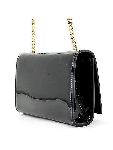 Yves Saint Laurent Yves Saint Laurent Saint Laurent Paris Chain Shoulder Bag Kate Monogram Patent 354120 SAINT LAURENT PARIS Black Handbag (view 2)