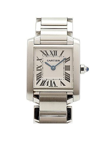 Cartier Cartier Tank Française SM W51008Q3 Ivory Dial Women's Watch (view 1)