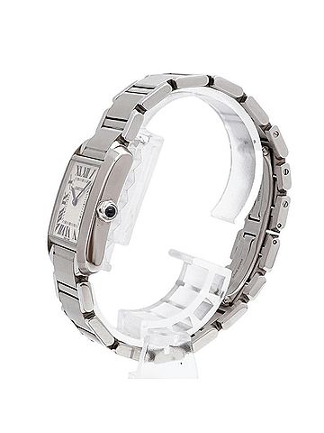 Cartier Cartier Tank Française MM W51003Q3 Ivory Dial Watch (Men's &amp; Women's) (view 2)