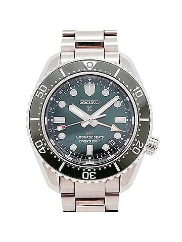 Seiko Seiko Prospex Diver Scuba GMT SBEJ009 6R54-00D0 Green Dial Men's Watch (view 1)