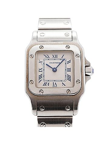 Cartier Cartier Santos Galbee SM W20017D6 Ivory Dial Women's Watch (view 1)