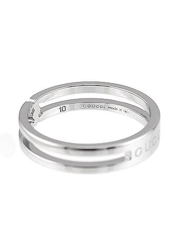 Gucci Gucci Infinity Ring #10, 18K White Gold (750) (view 2)