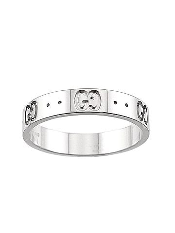 Gucci Gucci Icon Ring #17, 18K White Gold (750). (view 1)