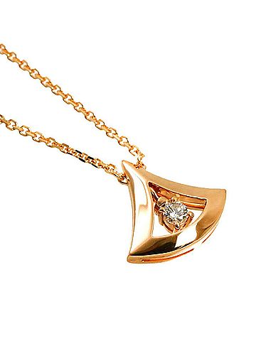 Bvlgari Bulgari BVLGARI Diva's Dream Diamond Necklace 44cm 18K PG Pink Gold 750 DIVAS DREAM (view 2)