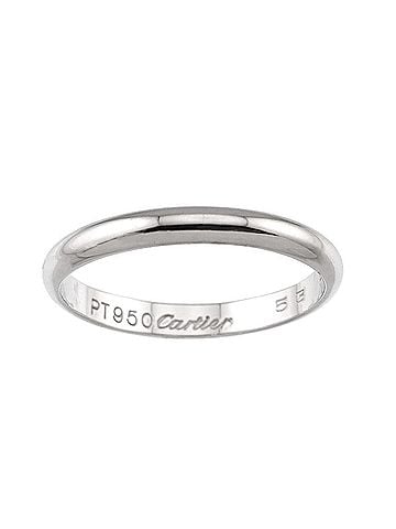 Cartier Cartier 1895 Classic #53 Ring, 2.5mm wide, Platinum (Pt) (view 1)