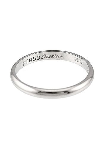 Cartier Cartier 1895 Classic #53 Ring, 2.5mm wide, Platinum (Pt) (view 2)