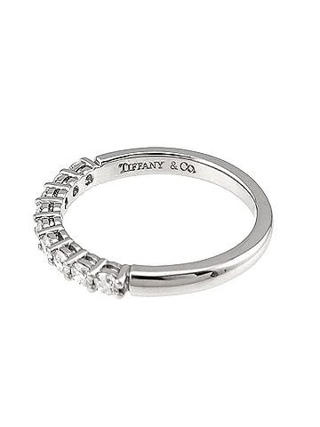 Tiffany & Co. Tiffany &amp; Co. Forever Ring, Half Diamond, 2.2mm Wide, Platinum, Embrace Diamond Ring (view 2)