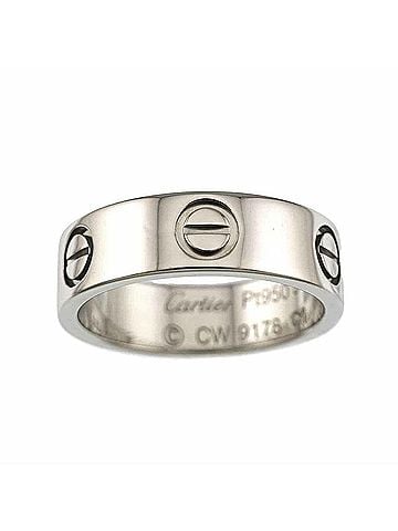 Cartier Cartier Love Ring #51, Platinum. (view 1)