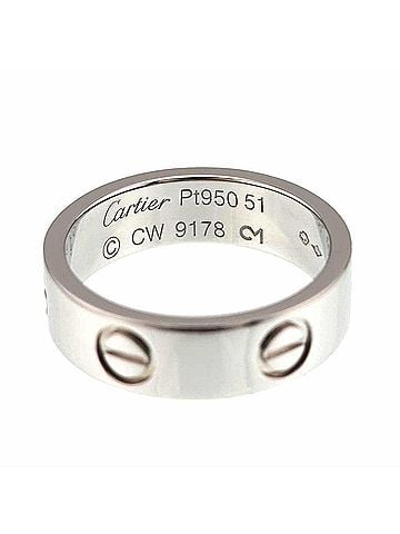 Cartier Cartier Love Ring #51, Platinum. (view 2)