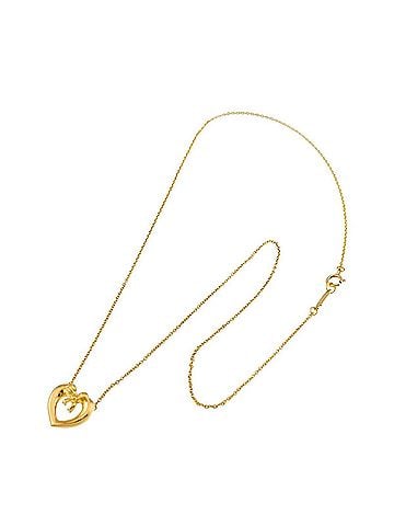 Tiffany & Co. Tiffany &amp; Co. Heart Ribbon Necklace, 41cm, 18K Yellow Gold (750) (view 1)