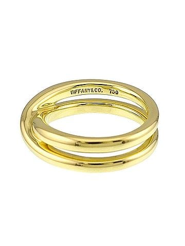 Tiffany & Co. Tiffany &amp; Co. Infinity Double Cross 1 Ring, 18K Yellow Gold 750. (view 2)