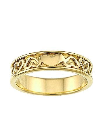 Tiffany & Co. Tiffany &amp; Co. Cutout Heart Ring, 18K Yellow Gold (750) (view 1)