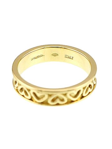 Tiffany & Co. Tiffany &amp; Co. Cutout Heart Ring, 18K Yellow Gold (750) (view 2)