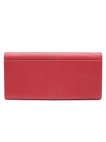 Salvatore Ferragamo Salvatore Ferragamo Vara Ribbon Bi-fold Long Wallet 22-B480 Red Leather Women's (view 2)