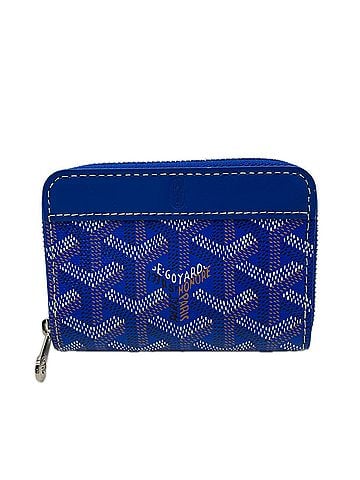 Goyard GOYARD Matignon Mini Wallet Blue MATIGNMINTY09CL09P Wallet/Coin Case Multicolor Calf Leather Men's (view 1)