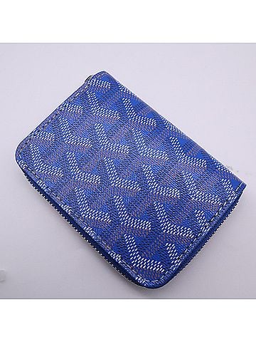 Goyard GOYARD Matignon Mini Wallet Blue MATIGNMINTY09CL09P Wallet/Coin Case Multicolor Calf Leather Men's (view 2)