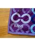 Coach 100% Polyester Print Purple Blue White Scarf One size - photo 3