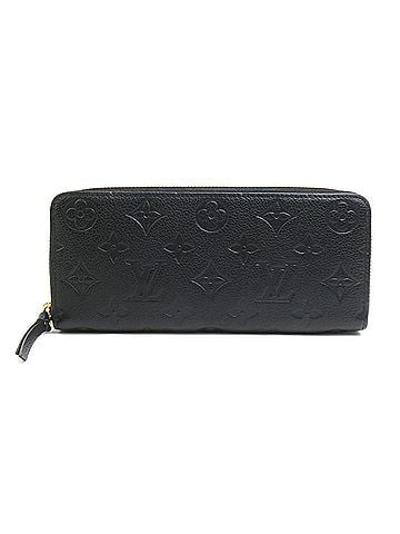 Louis Vuitton Louis Vuitton LOUIS VUITTON Round Zip Long Wallet Monogram Empreinte Portefeuille Clemence Noir Men's Women's M60171 h32457c (view 1)