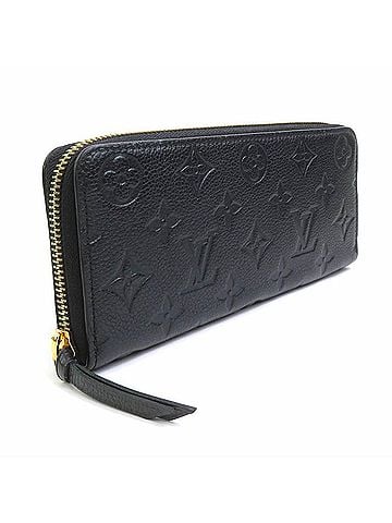 Louis Vuitton Louis Vuitton LOUIS VUITTON Round Zip Long Wallet Monogram Empreinte Portefeuille Clemence Noir Men's Women's M60171 h32457c (view 2)