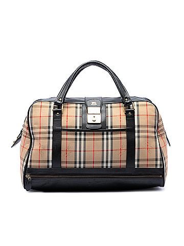 Burberry Haymarket Check Canvas Travel Bag (view 1)