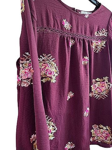 Figueroa & Flower Long Sleeve Blouse (view 2)