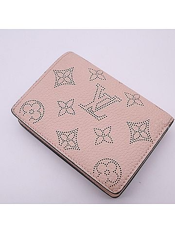 Louis Vuitton LOUIS VUITTON Mahina Portefeuille Claire Jasmine M82758 Bi-fold Wallet Pink Calf Leather Women's (view 2)