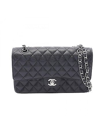 Chanel Chanel Matelassé Double Flap Shoulder Bag/Handbag, Caviar Leather (Grained Calfskin), Women's, Black, A01112 (view 1)