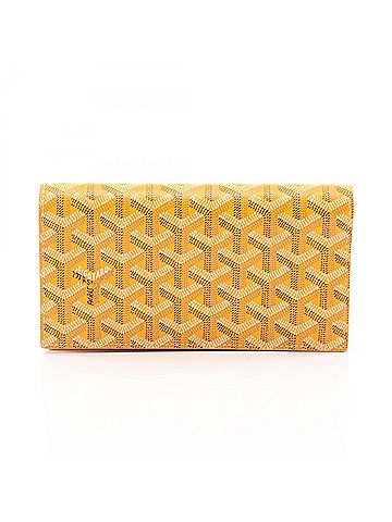 Goyard Goyard Richelieu Wallet, Bi-fold Long Coated Canvas Leather, Women's, Yellow, Brown, Beige, RICHE2PMLTY08CL08P (view 1)