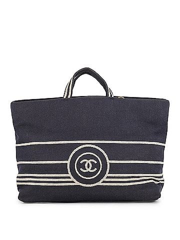 Chanel Chanel Tote Bag, Coco Mark, Denim Leather, 2-Way Shoulder A92240, CHANEL Handbag, Women's, (view 1)