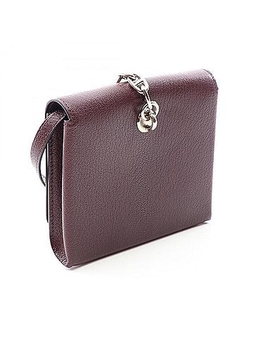 Hermès Hermes Chaine d'Ancre To Go Compact Rouge Sellier Shoulder Bag Handbag Leather Chevre Women's Bordeaux (view 2)