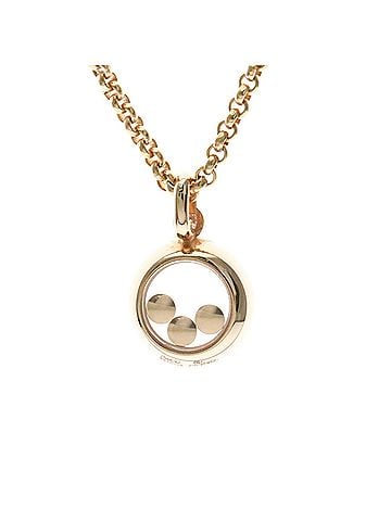 Chopard Chopard Happy Diamonds Necklace 79/3957 Pink Gold (18K) Diamond Men,Women Fashion Necklace (view 2)