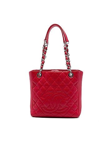Chanel Caviar Petite Shopping Tote (view 1)