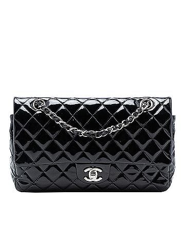 Chanel Medium Classic Patent Double Flap (view 1)
