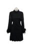 Cache 43% Rayon 30% Nylon 27% Cotton 100% Polyester Black Cocktail Dress Size S - photo 1