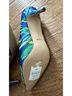 Neiman Marcus Floral Multi Color Heels Size 7 1/2 - photo 4