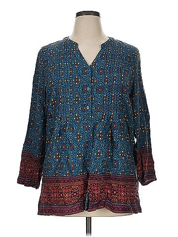 Coldwater Creek Coldwater Creek 3/4 Sleeve Blouse (view 1)