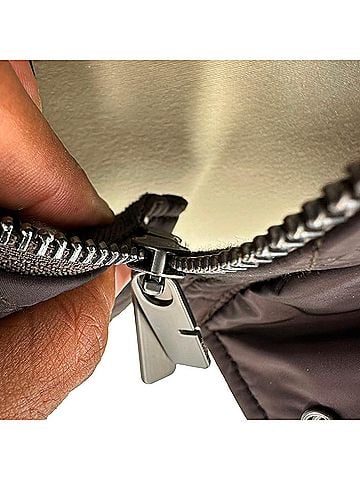 Burberry Burberry Cropped Quilted Jacket in Brown Polyamide (view 1)