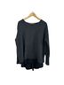 Vince. 70% Wool 30% Cashmere 100% Silk Gray Black Cashmere Pullover Sweater Size L - photo 1