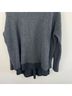 Vince. 70% Wool 30% Cashmere 100% Silk Gray Black Cashmere Pullover Sweater Size L - photo 4