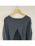 Vince. 70% Wool 30% Cashmere 100% Silk Gray Black Cashmere Pullover Sweater Size L - photo 7
