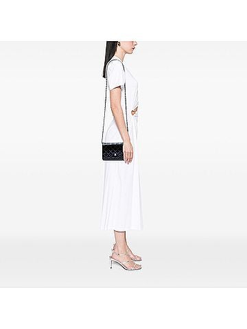 Chanel CC Quilted Patent Wallet On Chain (view 2)